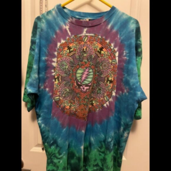 VINTAGE LIQUID BLUE GRATEFUL DEAD TIE DYE TEE - Picture 9 of 10